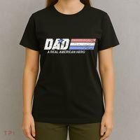 Dad A Real American Hero T-Shirt thumb 4