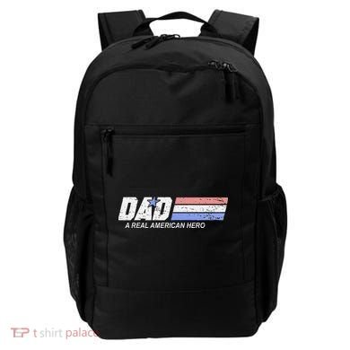 Dad A Real American Hero Backpack