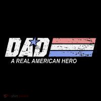 Dad A Real American Hero Women's Hoodie thumb 2