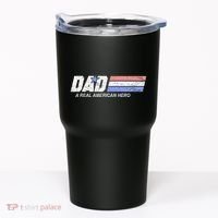 Dad A Real American Hero Tumbler thumb 0