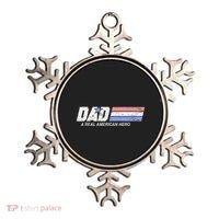 Dad A Real American Hero Ornament thumb 0