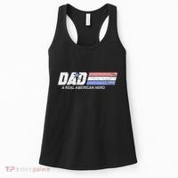 Dad A Real American Hero Women's Tank Top thumb 0