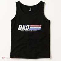Dad A Real American Hero Tank Top thumb 2