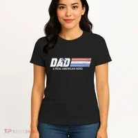 Dad A Real American Hero Women's T-Shirt thumb 4