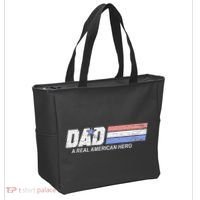 Dad A Real American Hero Tote Bag thumb 2