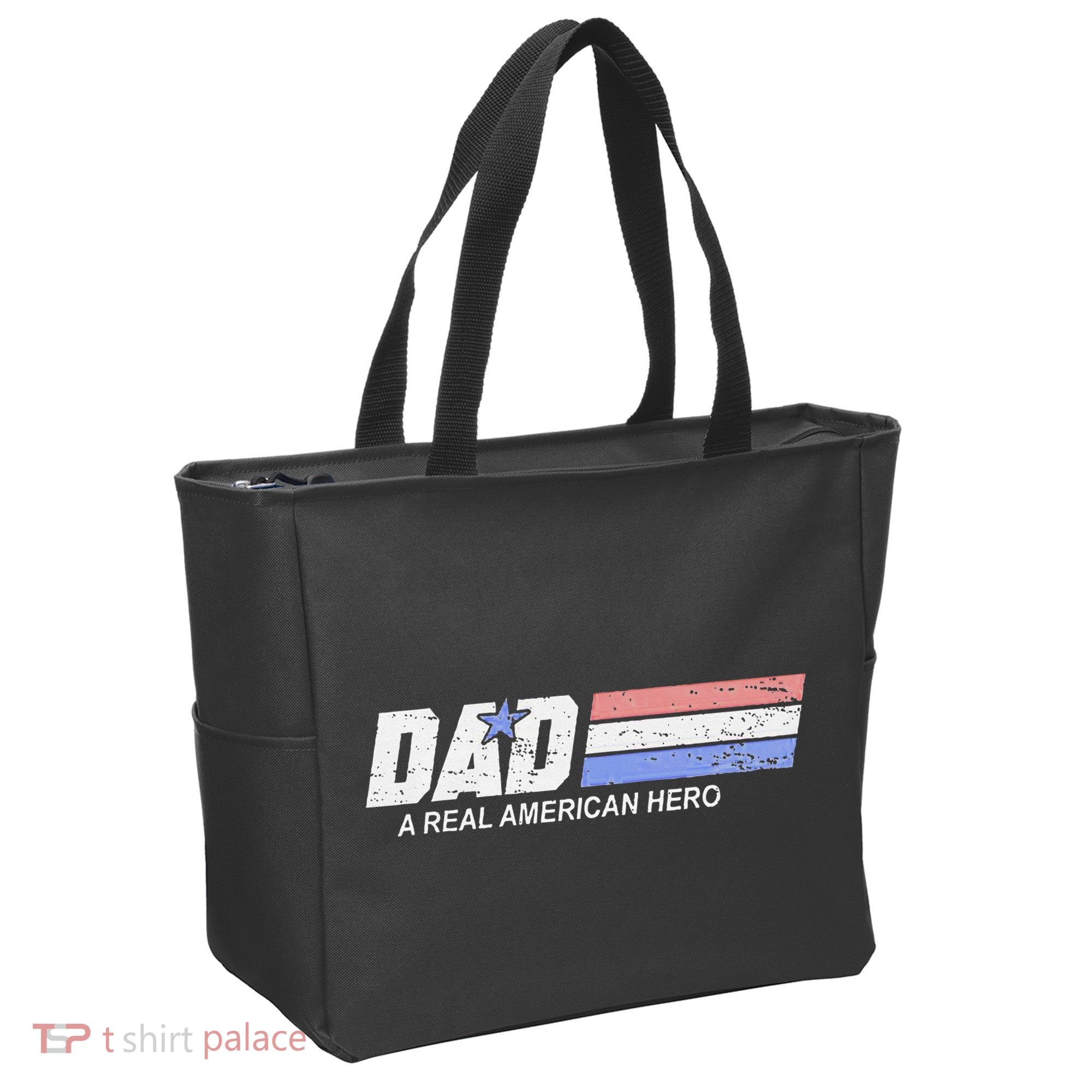 Dad A Real American Hero Tote Bag