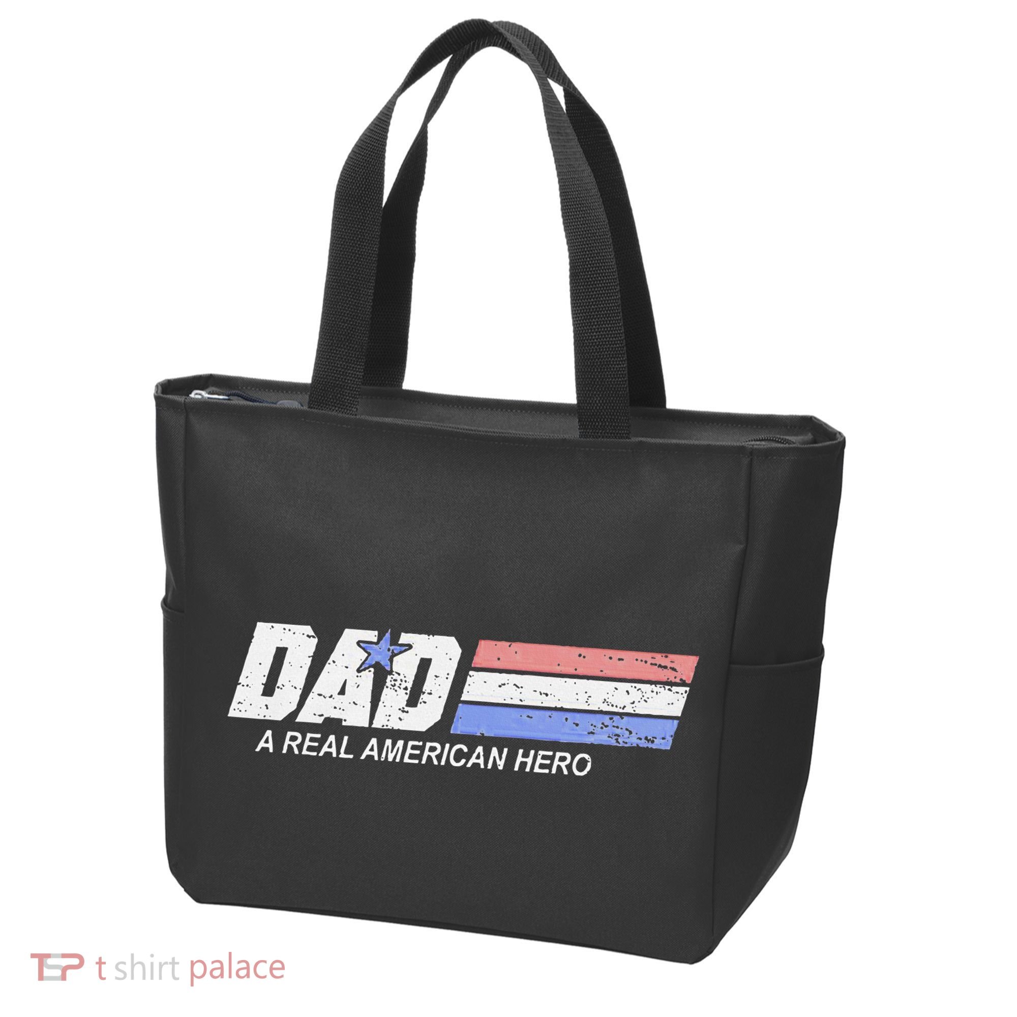 Dad A Real American Hero Tote Bag