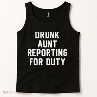 Drunk Aunt Reporting For Duty Tank Top thumb 2