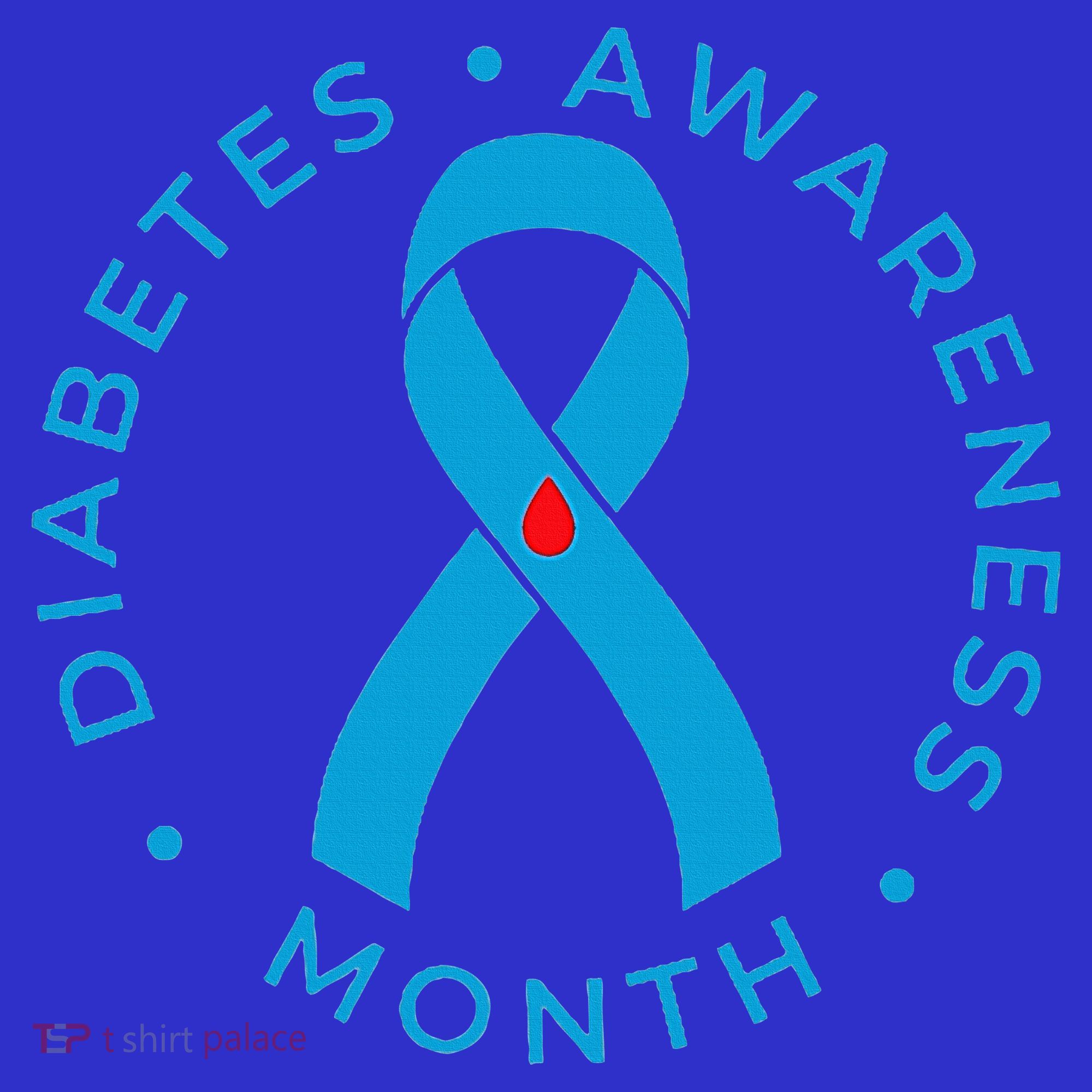 Diabetes Awareness Ribbon Type 1 One Two 2 T1D T-Shirt