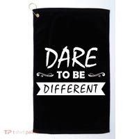 Dare To Be Different Golf Towel thumb 0