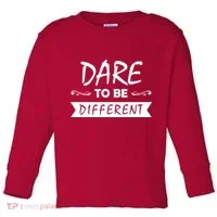 Dare To Be Different Toddler Long Sleeve thumb 0
