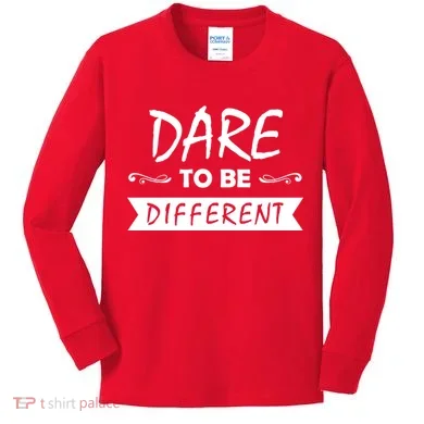 Dare To Be Different Kids Long Sleeve Shirt