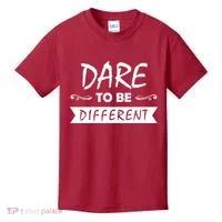 Dare To Be Different Kids T-Shirt thumb 0