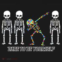 Dare To Be Yourself Autism Awareness Backpack thumb 2