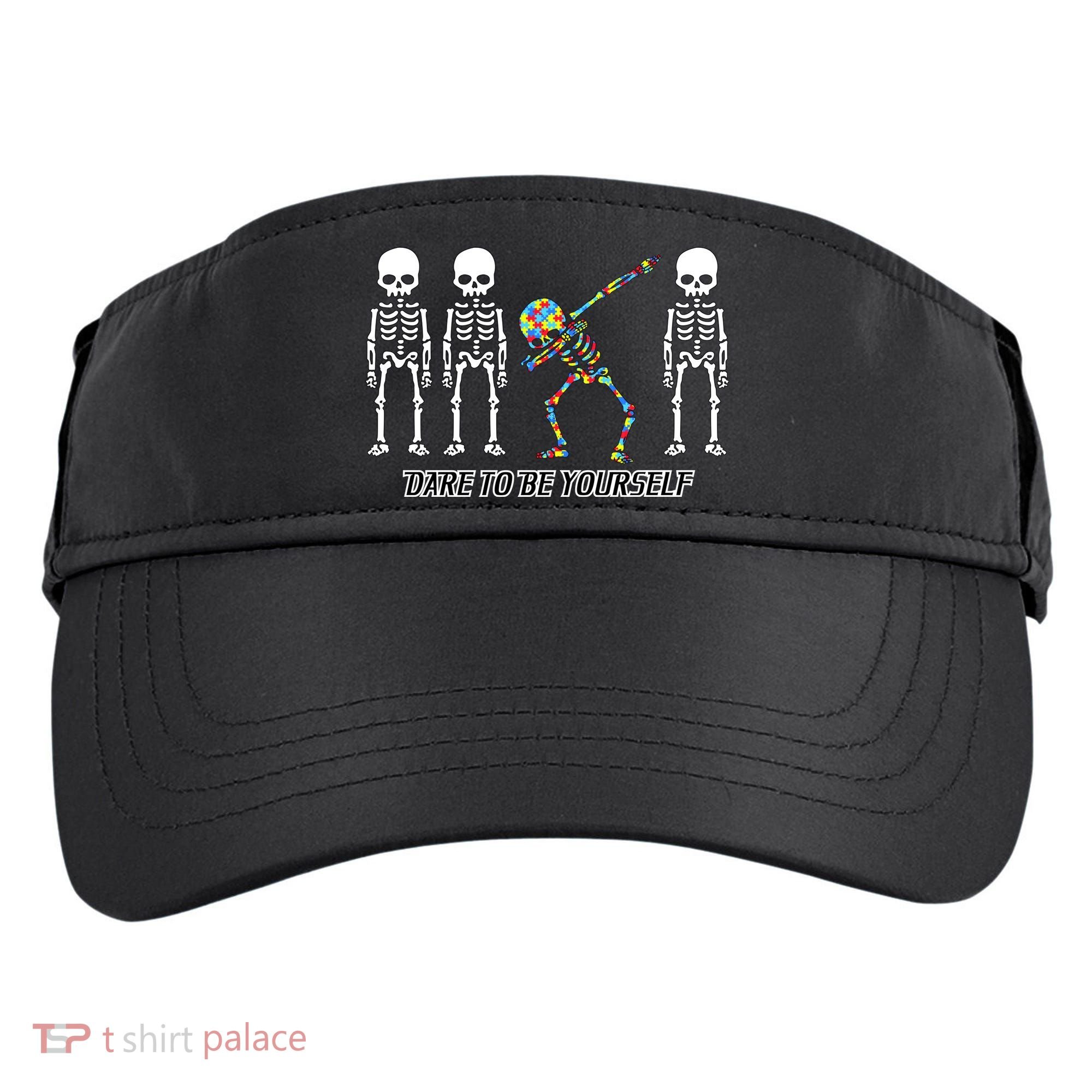 Dare To Be Yourself Autism Awareness Adult Drive Performance Visor