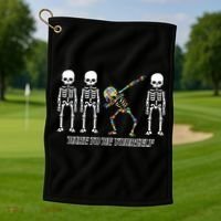 Dare To Be Yourself Autism Awareness Golf Towel thumb 1