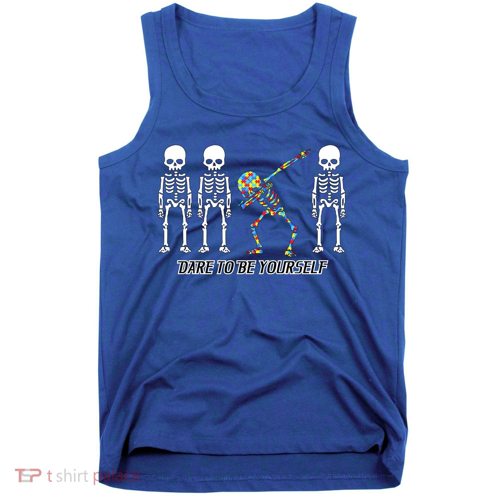 Dare To Be Yourself Autism Awareness Tank Top