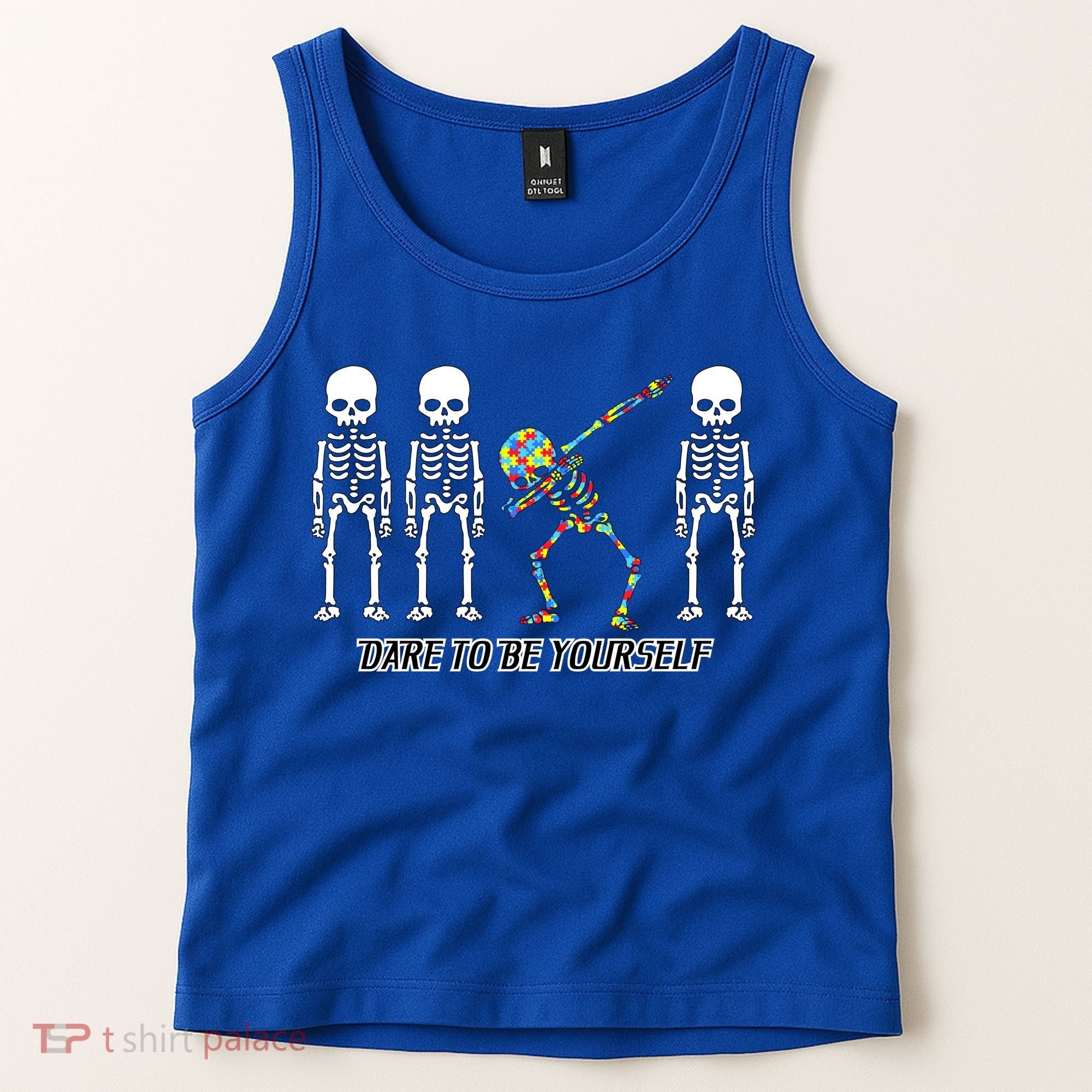 Dare To Be Yourself Autism Awareness Tank Top
