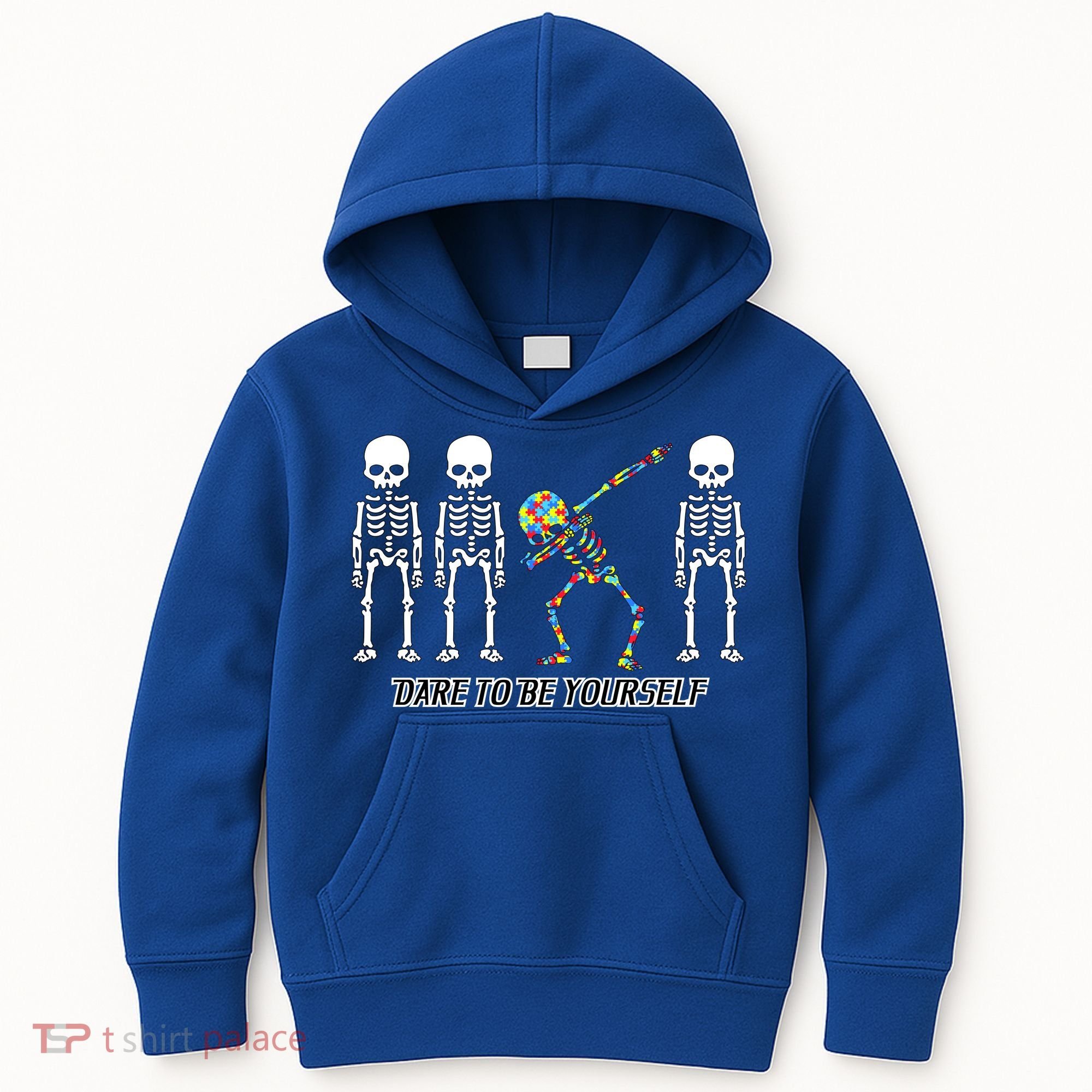 Dare To Be Yourself Autism Awareness Kids Hoodie