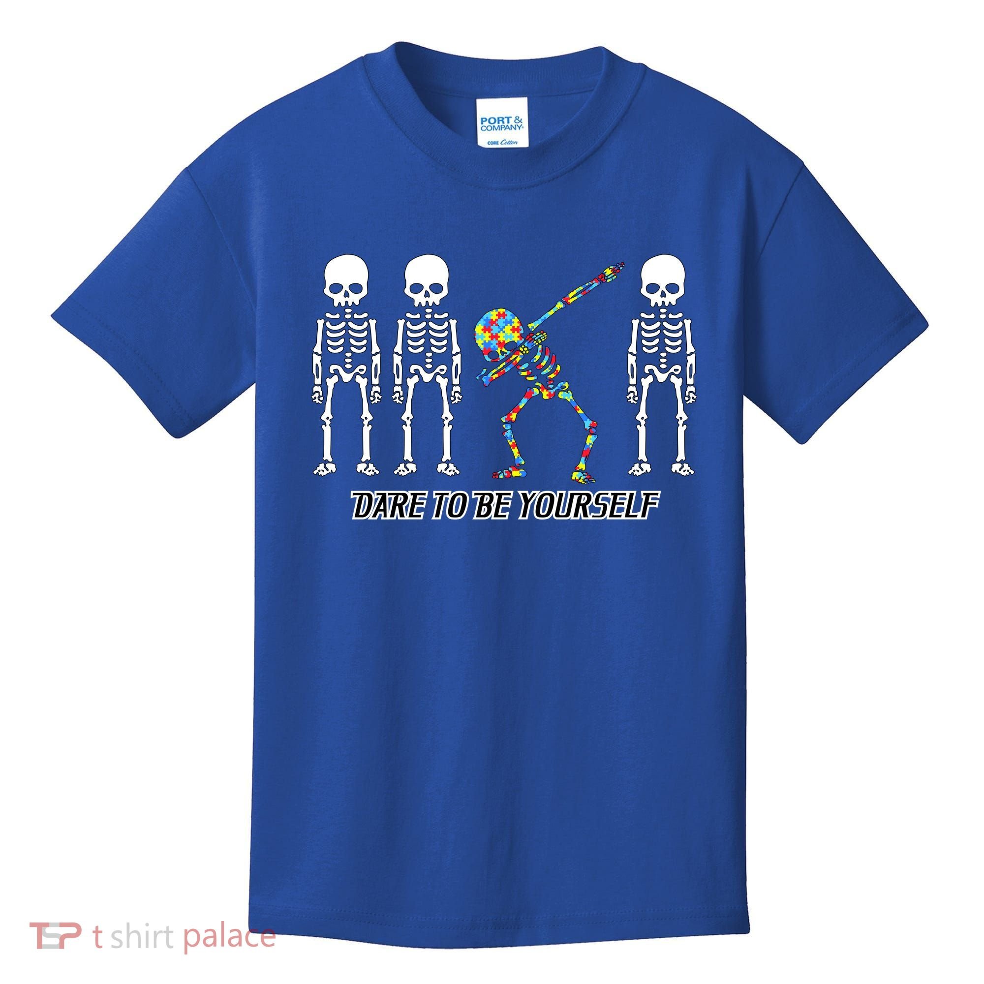 Dare To Be Yourself Autism Awareness Kids T-Shirt