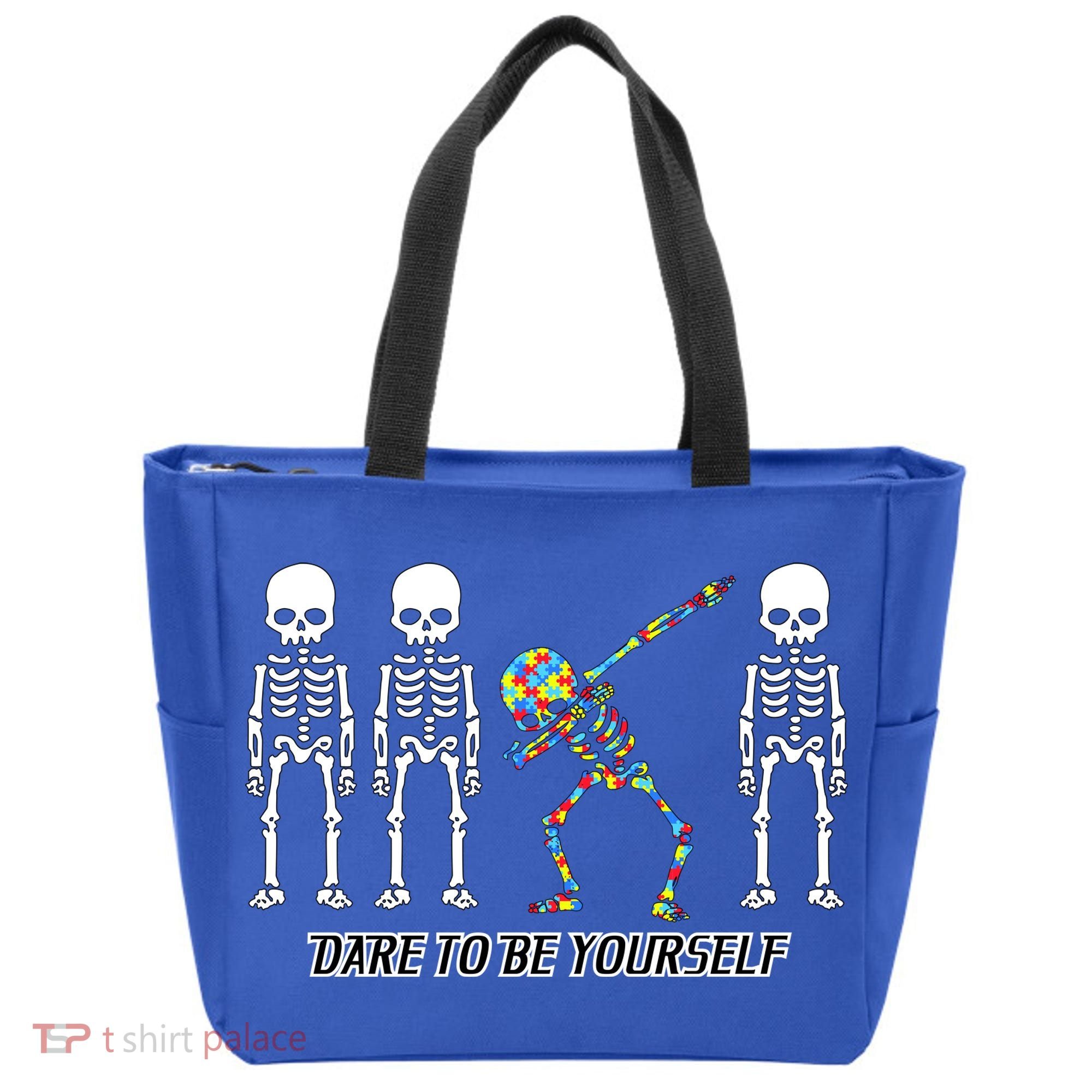 Dare To Be Yourself Autism Awareness Tote Bag