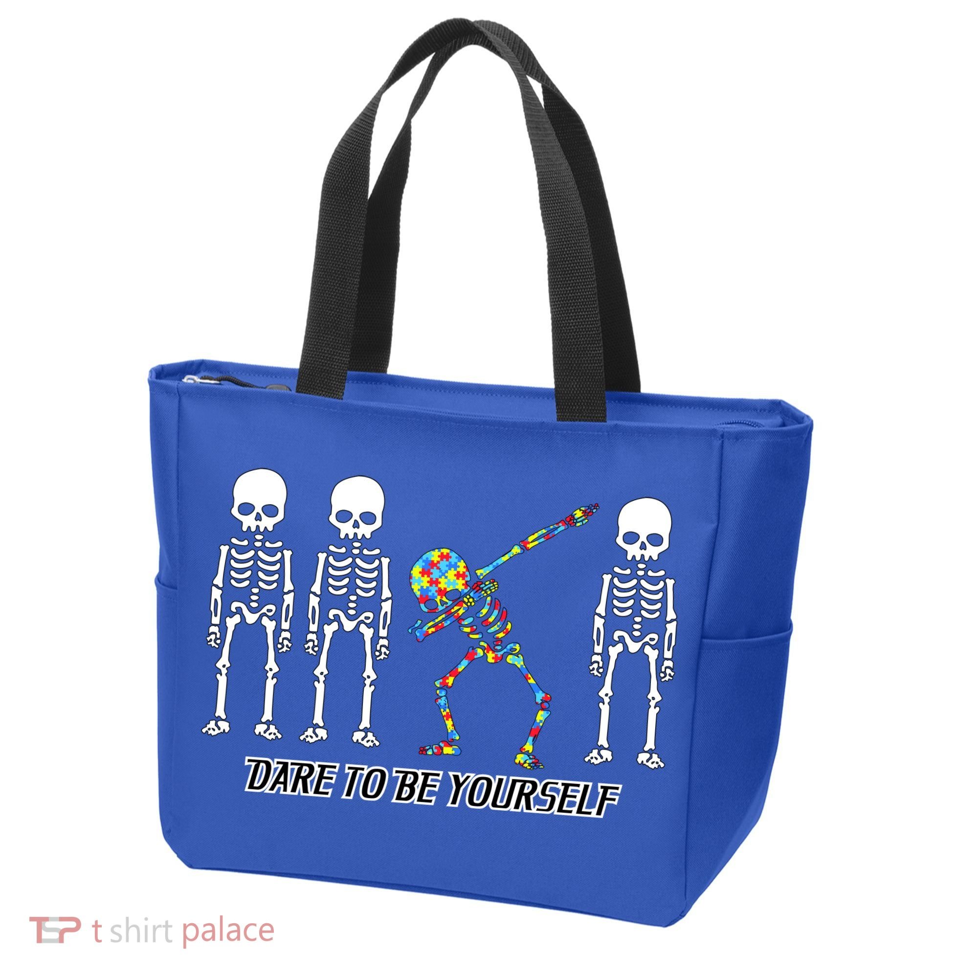 Dare To Be Yourself Autism Awareness Tote Bag