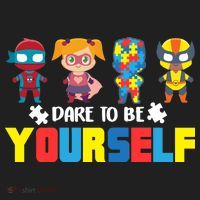 Dare To Be Yourself Superhero Autism Women's Sweatshirt thumb 2
