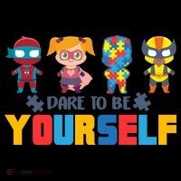 Dare To Be Yourself Superhero Autism Coffee Mug thumb 5