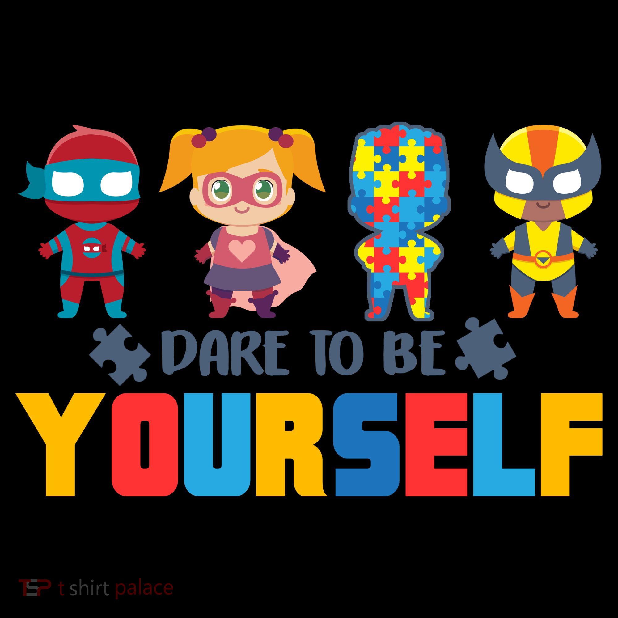 Dare To Be Yourself Superhero Autism Coffee Mug