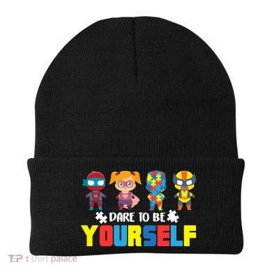 Dare To Be Yourself Superhero Autism Beanie