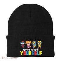 Dare To Be Yourself Superhero Autism Beanie thumb 0