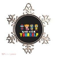 Dare To Be Yourself Superhero Autism Ornament thumb 0