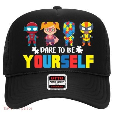 Dare To Be Yourself Superhero Autism Hat