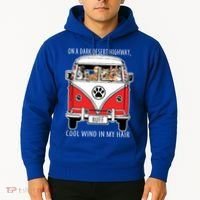 Dark Desert Highway Dog Feel Cool Wind In My Hair Hoodie thumb 2