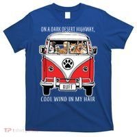 Dark Desert Highway Dog Feel Cool Wind In My Hair T-Shirt thumb 0