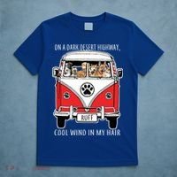 Dark Desert Highway Dog Feel Cool Wind In My Hair T-Shirt thumb 5