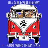 Dark Desert Highway Dog Feel Cool Wind In My Hair Women's Tank Top thumb 5