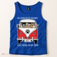 Dark Desert Highway Dog Feel Cool Wind In My Hair Tank Top thumb 2