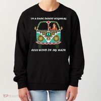 Dark Desert Highway Funny Hippie Women's Sweatshirt thumb 0