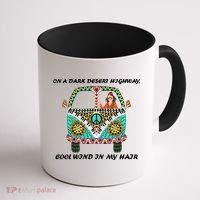 Dark Desert Highway Funny Hippie Coffee Mug thumb 1