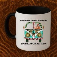 Dark Desert Highway Funny Hippie Coffee Mug thumb 2