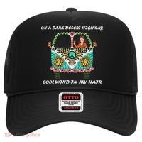 Dark Desert Highway Funny Hippie Hat thumb 0