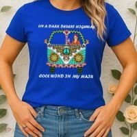Dark Desert Highway Funny Hippie Women's T-Shirt thumb 2