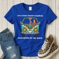 Dark Desert Highway Funny Hippie Women's T-Shirt thumb 3