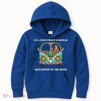 Dark Desert Highway Funny Hippie Kids Hoodie thumb 0