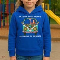 Dark Desert Highway Funny Hippie Kids Hoodie thumb 3