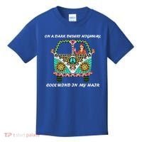 Dark Desert Highway Funny Hippie Kids T-Shirt thumb 0