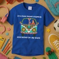 Dark Desert Highway Funny Hippie Kids T-Shirt thumb 3