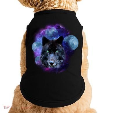 Dark Moon Wolf Galaxy Doggie Tank