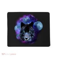 Dark Moon Wolf Galaxy Mousepad thumb 0
